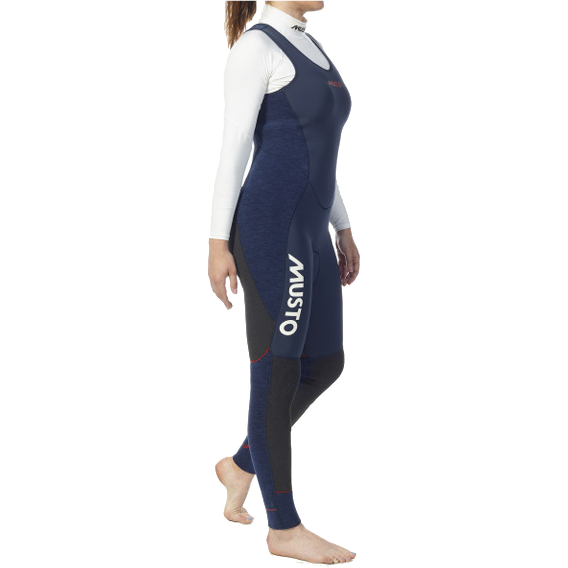 2026 Musto Mujer Flexlite Alumin 3.0 Long John Neopreno 82077 - Mignight Marl